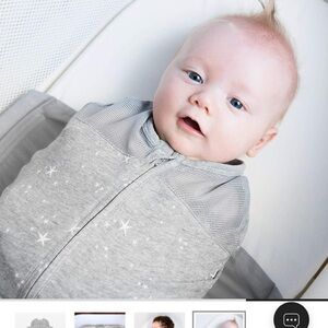 Happiest Baby SNOO Sleep Sack in Grey Star Pattern